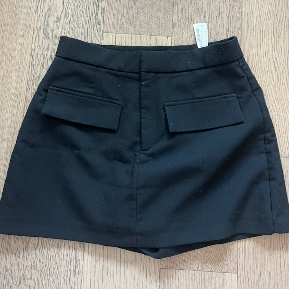 Zara mini black skort